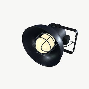 3D Industrial lamp model