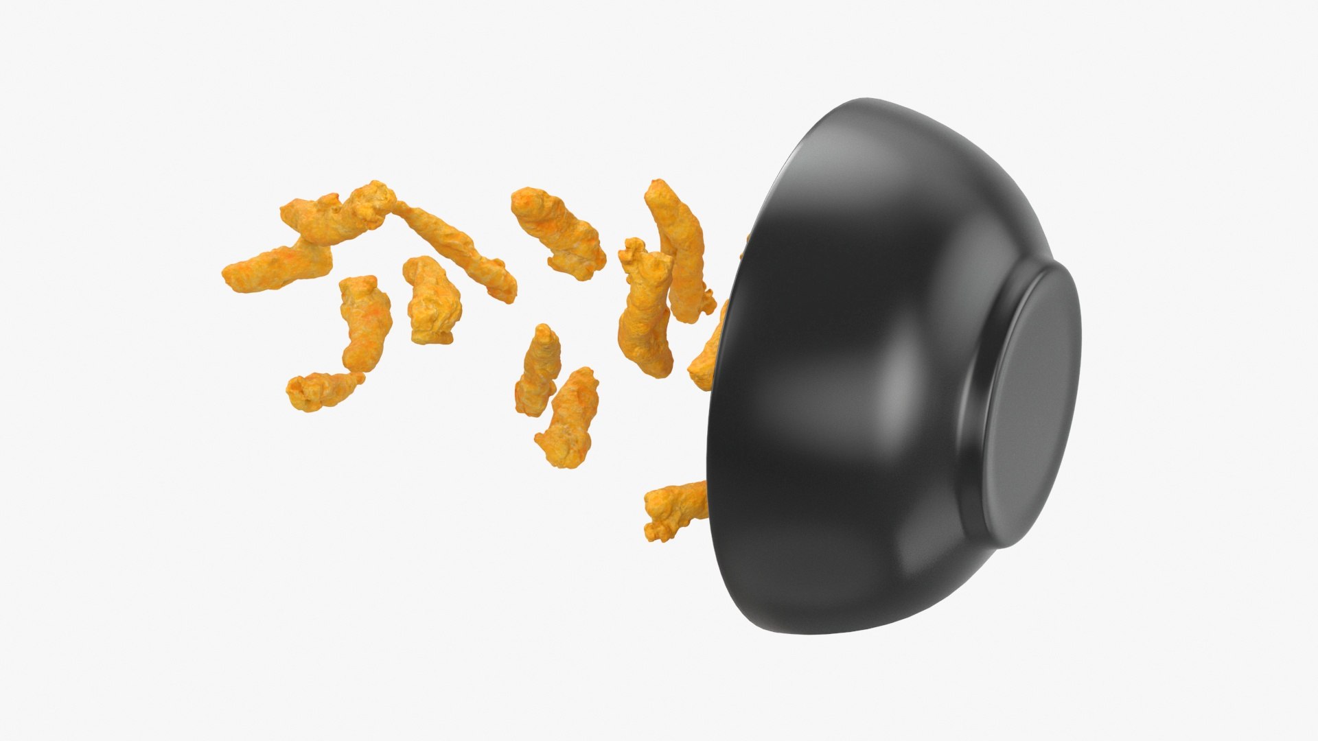 Cheetos Crunchy Falling In Bowl 3D Model - TurboSquid 2144940
