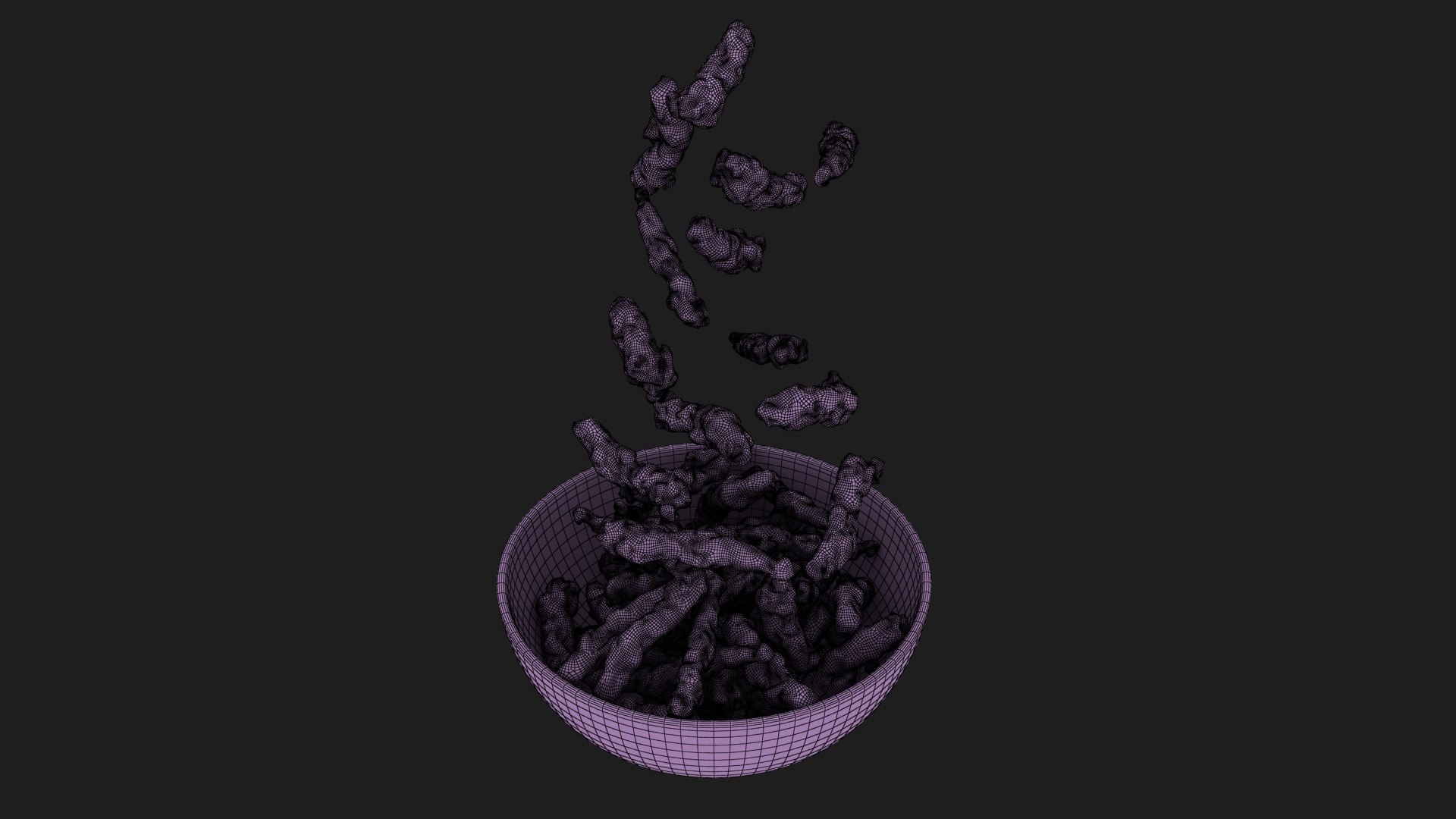 Cheetos Crunchy Falling In Bowl 3D Model - TurboSquid 2144940