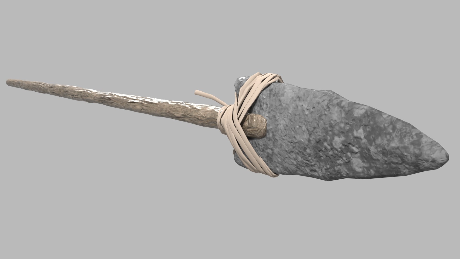 3D STONE SPEAR 3D REALISTIC Model - TurboSquid 2049579