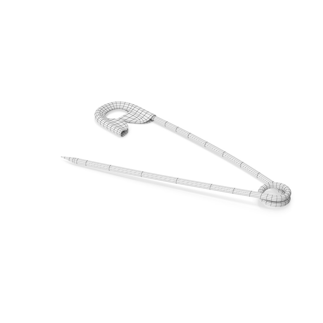 3D Open Safety Pin model - TurboSquid 2006387