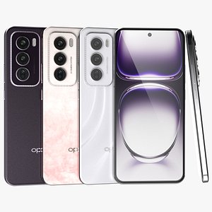 3D OPPO Reno 12 All Colors