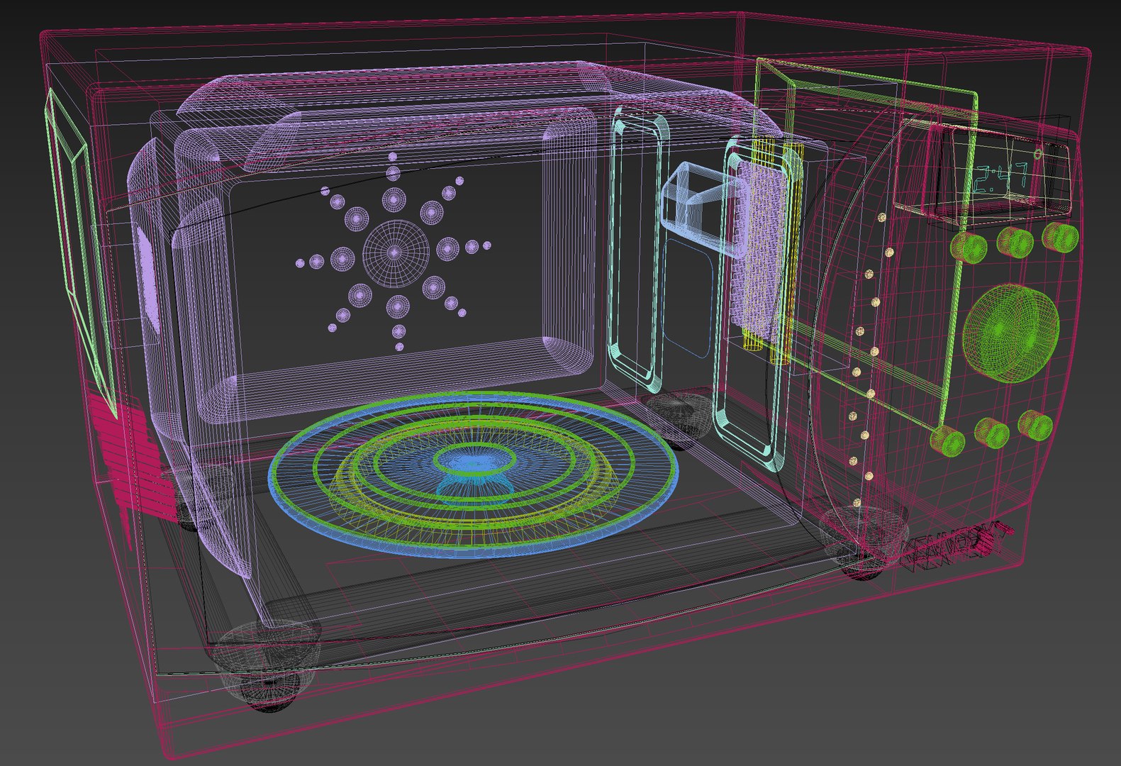 Microwave Appliance Model - TurboSquid 1536898
