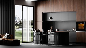 Modern Bar blender 3d