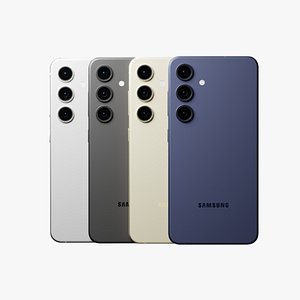 3D Samsung Galaxy S24 in Official Colors model