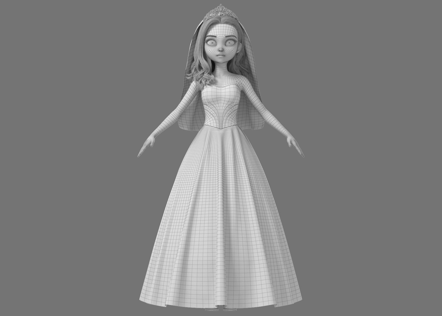 Cartoon Bride Groom Rigged 3D model https://p.turbosquid.com/ts-thumb/k7/8elYXx/Mf/wire_f_01/png/1668138327/1920x1080/fit_q87/ea962b9119ce98287a928cea4afe8b6ccbcbb473/wire_f_01.jpg