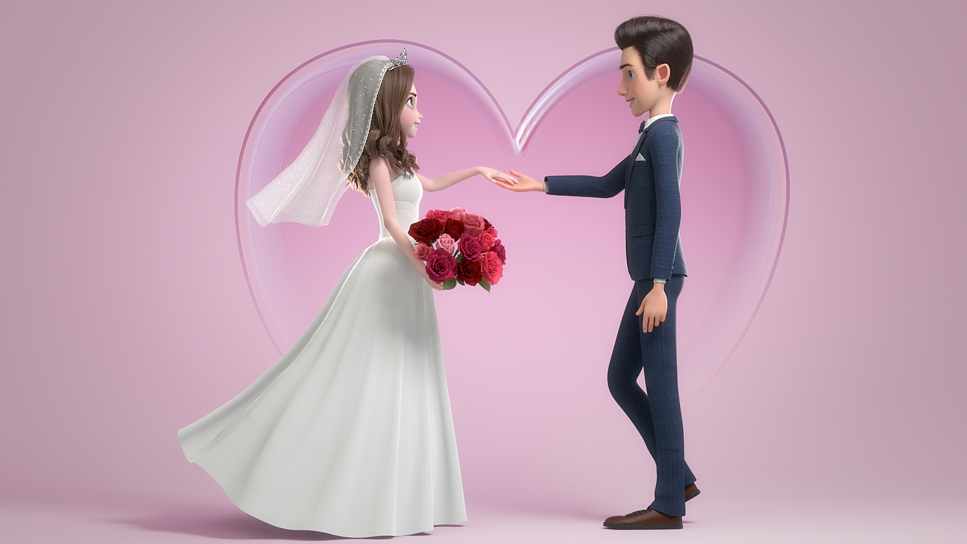 Cartoon Bride Groom Rigged 3D model https://p.turbosquid.com/ts-thumb/k7/8elYXx/ve/pose04/png/1668137917/1920x1080/fit_q87/0b92421bc2e253a349b458817679c518e7898a95/pose04.jpg