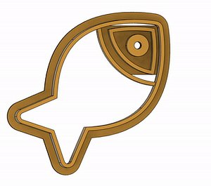 FISH COOKIE CUTTER 3D model