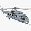 Eurocopter EC725 Caracal Tactical Transport Helicopter Rigged 4