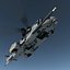 Eurocopter EC725 Caracal Tactical Transport Helicopter Rigged 4