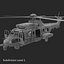 Eurocopter EC725 Caracal Tactical Transport Helicopter Rigged 4