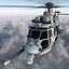 Eurocopter EC725 Caracal Tactical Transport Helicopter Rigged 4