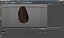Cacao Bean 3D Model