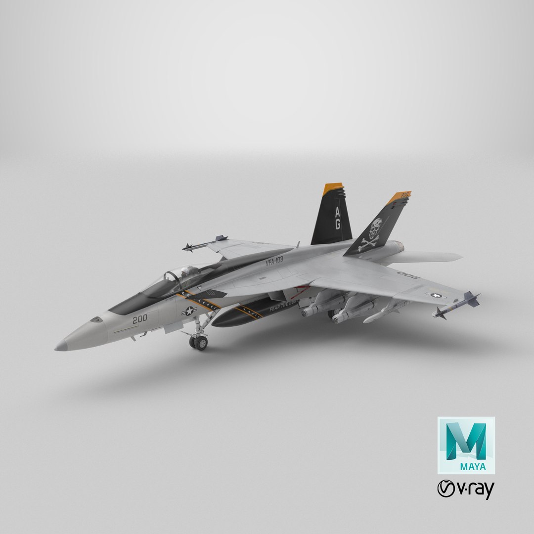 Jolly Rogers FA18E SC 3D https://p.turbosquid.com/ts-thumb/k7/JZA0Yi/VI/stemcell_maya_vray_render/png/1731073649/1920x1080/fit_q87/e9a217ebc84e53c5362bf460afb630350c670f8f/stemcell_maya_vray_render.jpg