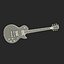 3d model electric guitar 2 generic