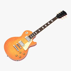 3d model electric guitar 2 generic
