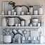 Kitchen shelves
