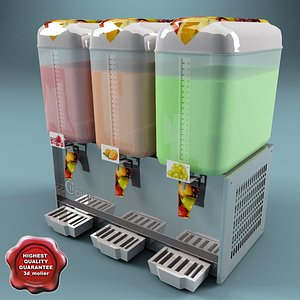 3d model cold drink dispenser v2