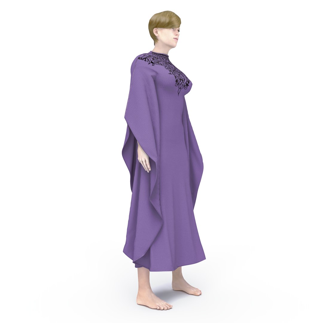 3D Character Female Arabic Clothing - TurboSquid 1616648