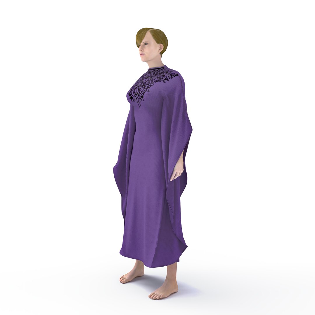 3D Character Female Arabic Clothing - TurboSquid 1616648