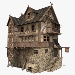 Medieval House 02 8K PBR Textures