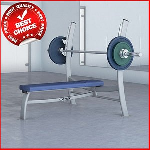 Free Weights Olympic Bench Press