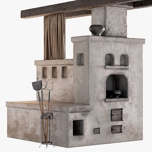 Russian Stove 3D model