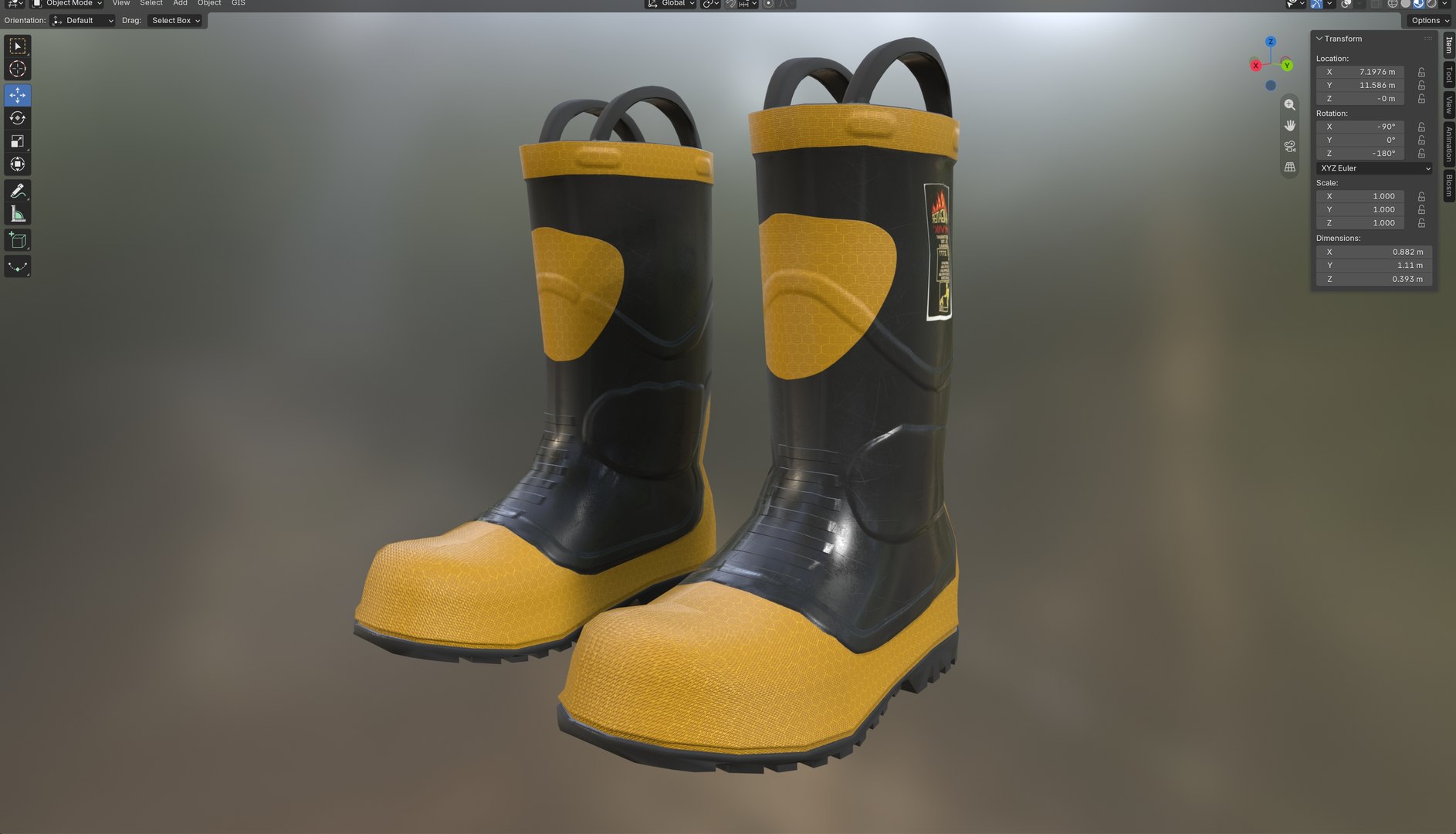 3D Fire Safety Boots https://p.turbosquid.com/ts-thumb/k7/XjuMUf/eU/6/jpg/1787379712/1920x1080/fit_q87/f597e9f6cf7d5794bb90628f8d442d3122353816/6.jpg