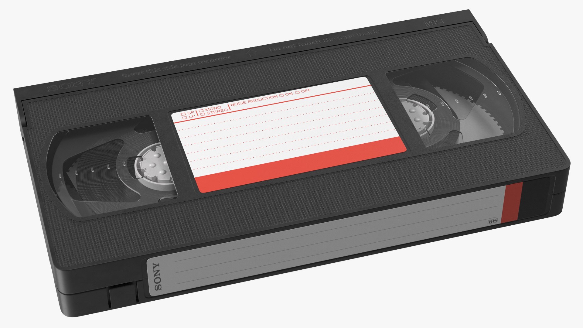 Sony Dynamicron E180 VHS Video Cassette model - TurboSquid 1787340