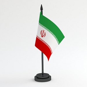 3D Table Flag Iran
