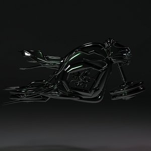 Futuristic motorcycle concept
