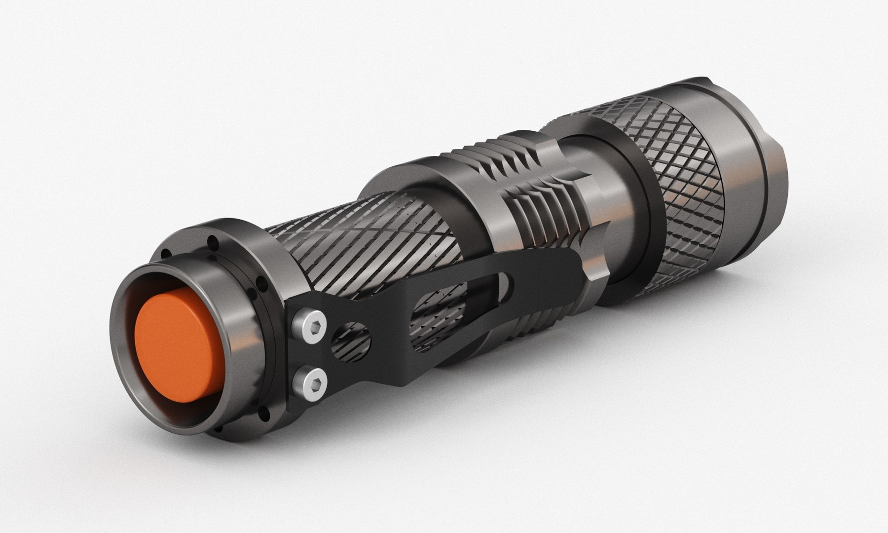 Flashlight With Inner Workings 10 3D Model - TurboSquid 2402426