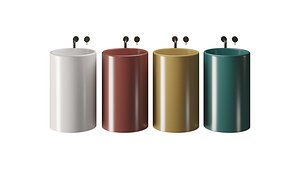 Itaca round freestanding washbasin 3D model