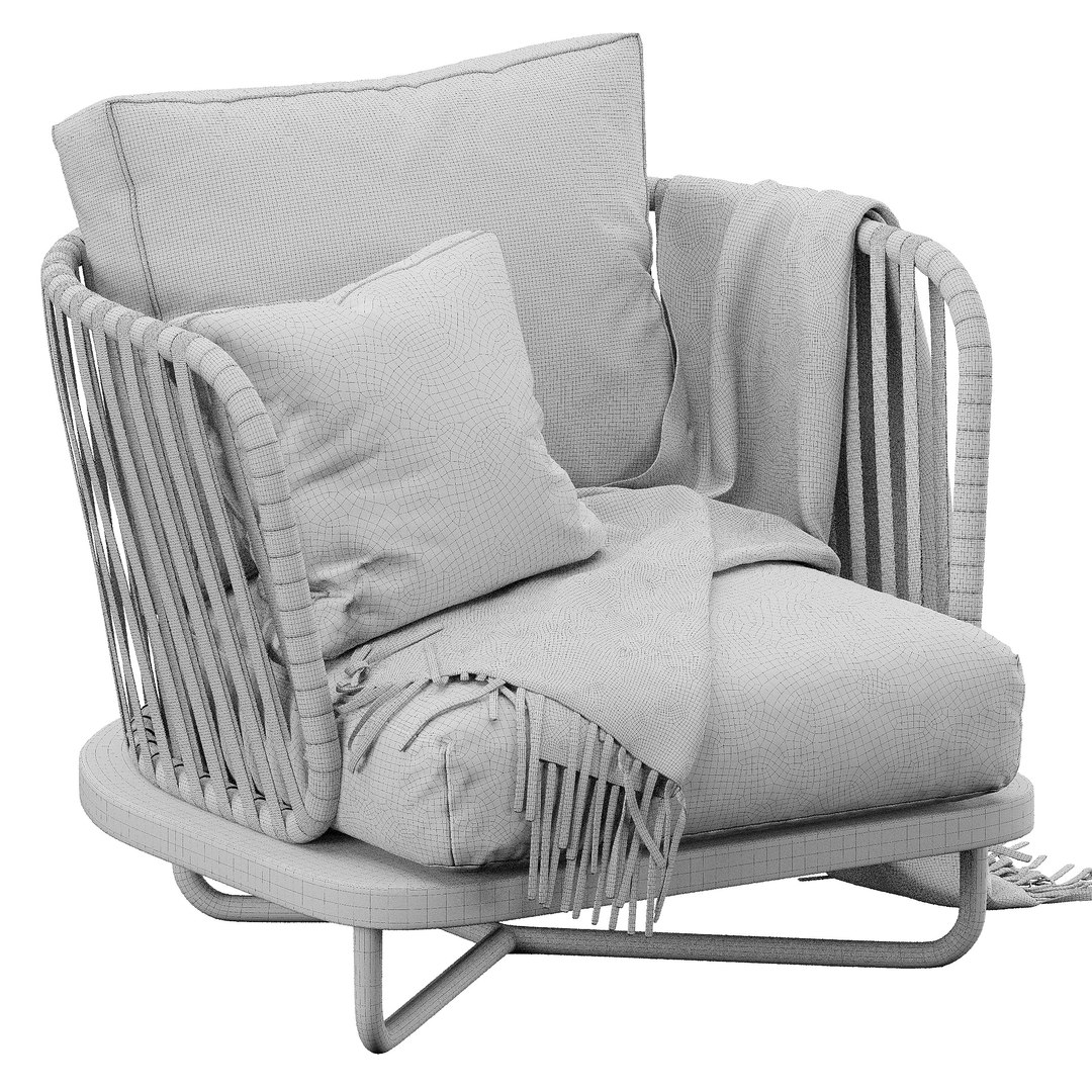 3D Model Minotti Sunray - TurboSquid 2112340