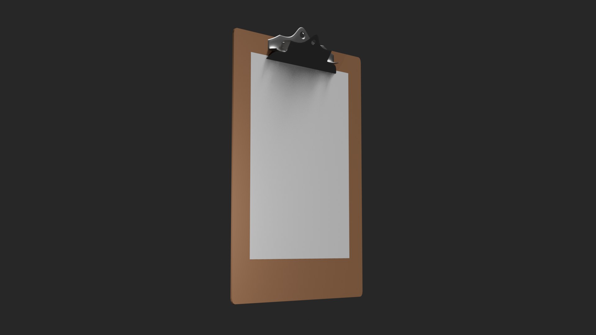 3D Clipboard Model - TurboSquid 2435451