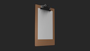 3D Clipboard model