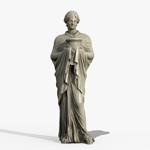 Ancient Priestess Statue