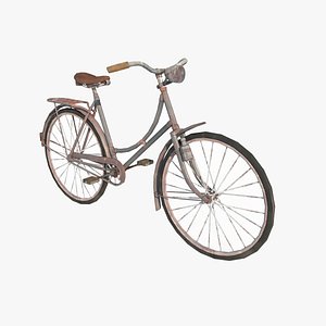 The old bicycle 3D model