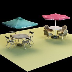 umbrella seat 3D