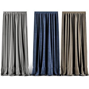 3ds max curtains modern