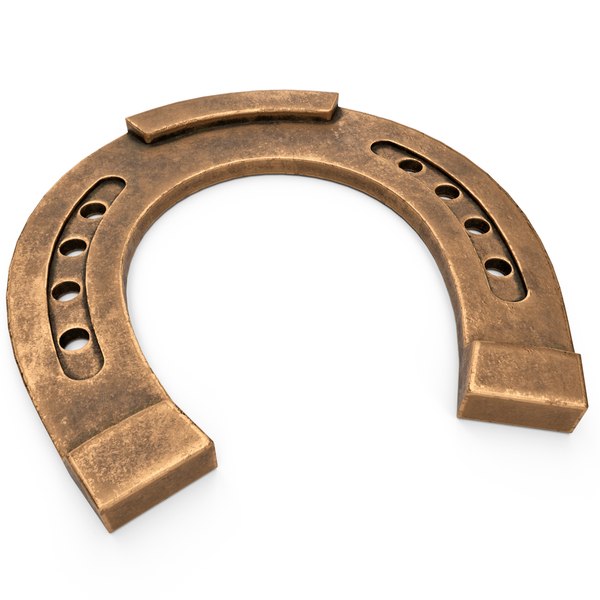 3D model horseshoe bronze - TurboSquid 1696997.