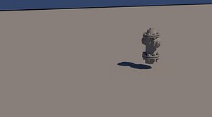 3D fire hydrant model