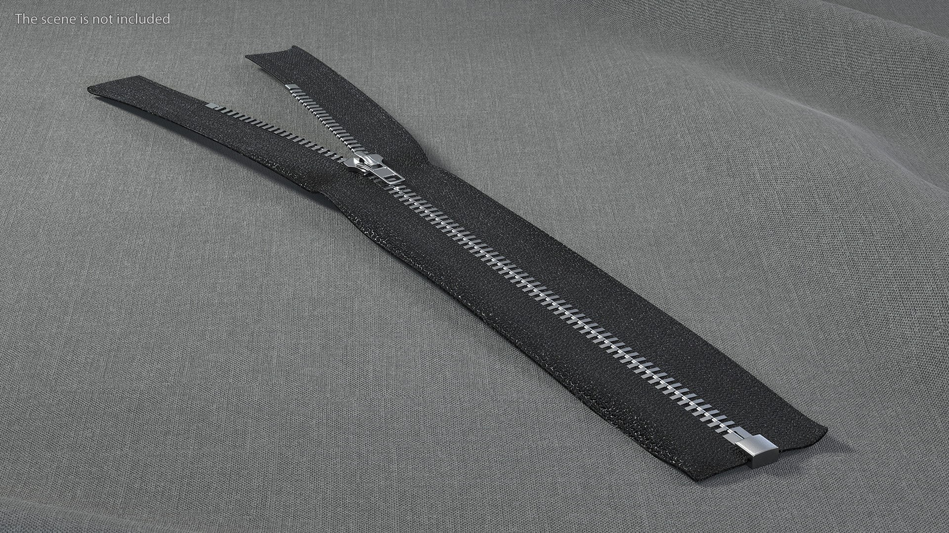 Open Zipper 3D Model - TurboSquid 2116307
