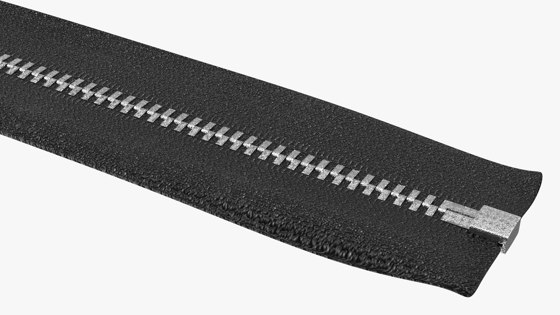 Open Zipper 3D Model - TurboSquid 2116307