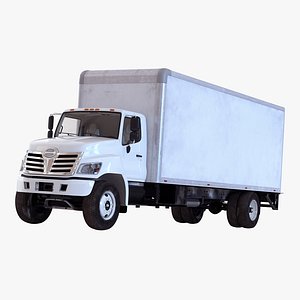 3d model box truck