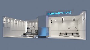 modern exhibition industrial 3D