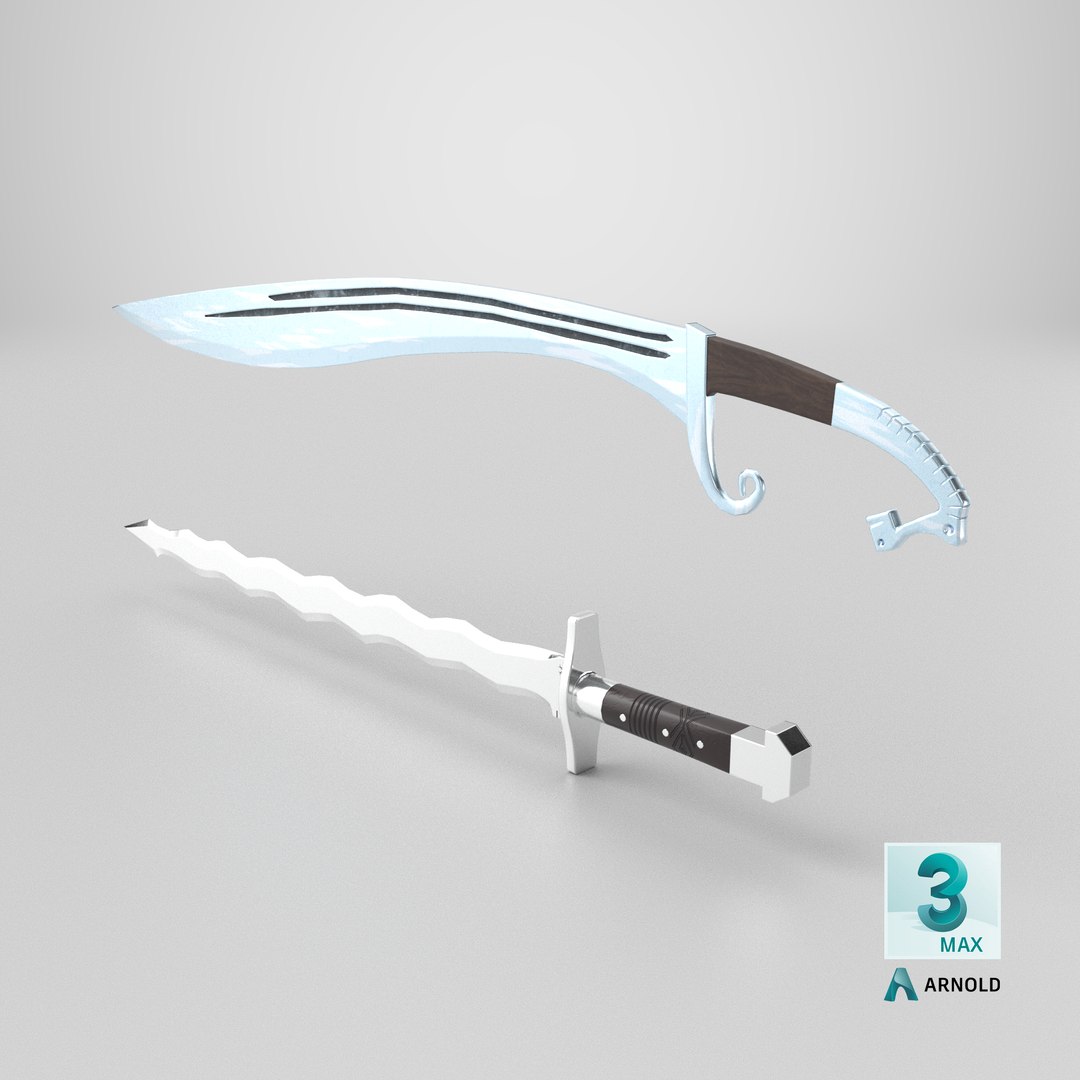 3D Fantasy Curved Saber and Wavy Dagger Weapon Pack https://p.turbosquid.com/ts-thumb/k8/3POogt/4M/stemcell_max_arnold_render/png/1782307048/1920x1080/fit_q87/559b027d7eb4103edf338dbc23de6912011ebab4/stemcell_max_arnold_render.jpg