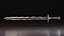 Fantasy Curved Saber and Wavy Dagger Weapon Pack