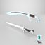 Fantasy Curved Saber and Wavy Dagger Weapon Pack