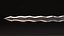 Fantasy Curved Saber and Wavy Dagger Weapon Pack